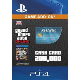 GTA 5 Tiger Shark Cash Card PS4 Digital Download