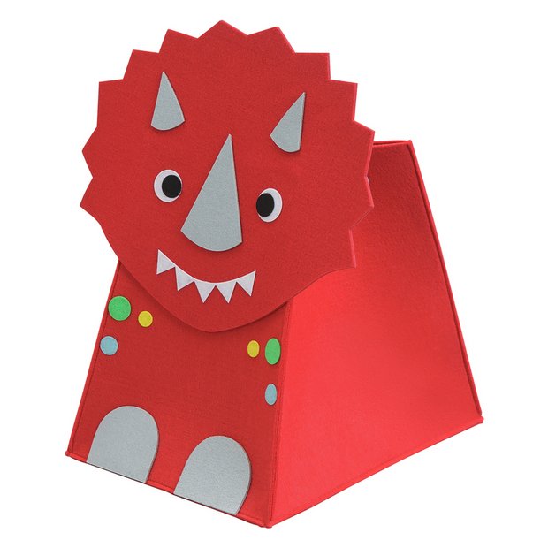 Buy Argos Home Felt Bag Triceratops Kids Baskets And Boxes Argos