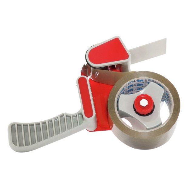 2inch Heavy Duty Hand Held Tape Gun Dispenser 5pcs Rolls Shipping Tape -  tools - by dealer - craigslist