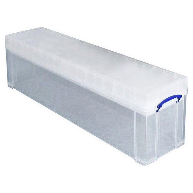 Buy Really Useful 77L Christmas Tree Storage Box - Clear | Plastic storage boxes and drawers | Argos