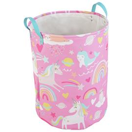 Argos Home Narwhale Kids Laundry Bag - Pink & Blue
