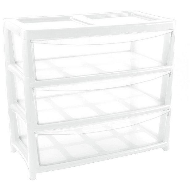 Argos plastic drawers discount