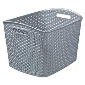 Curver My Style Set of 2 28 Litre Storage Boxes - Grey