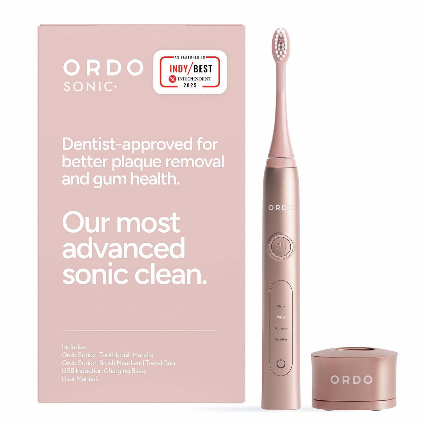 Ordo Sonic+ Electric Toothbrush - Pink
