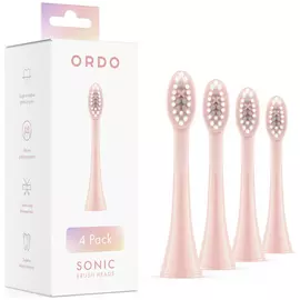 Ordo Sonic+ Rose Gold Electric Brush Heads - 4 Pack