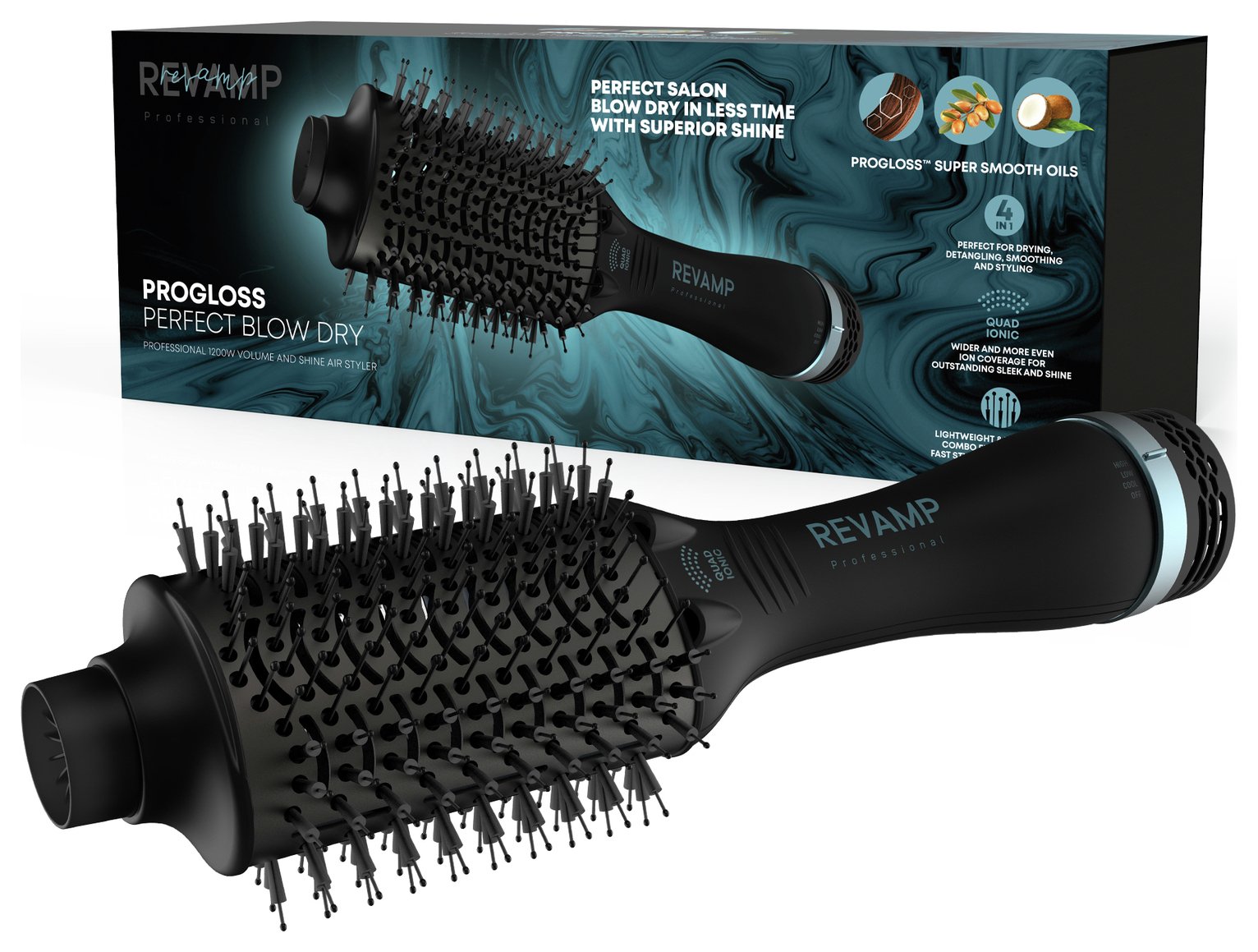 argos hot brush cordless