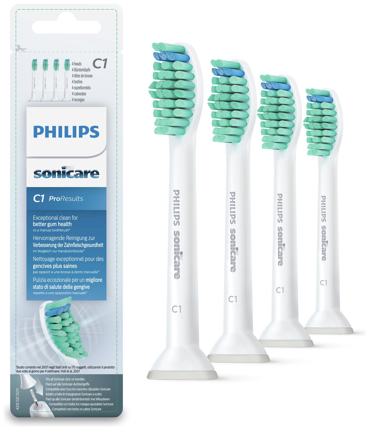 Philips Pro 4 Pack Electric Toothbrush Heads
