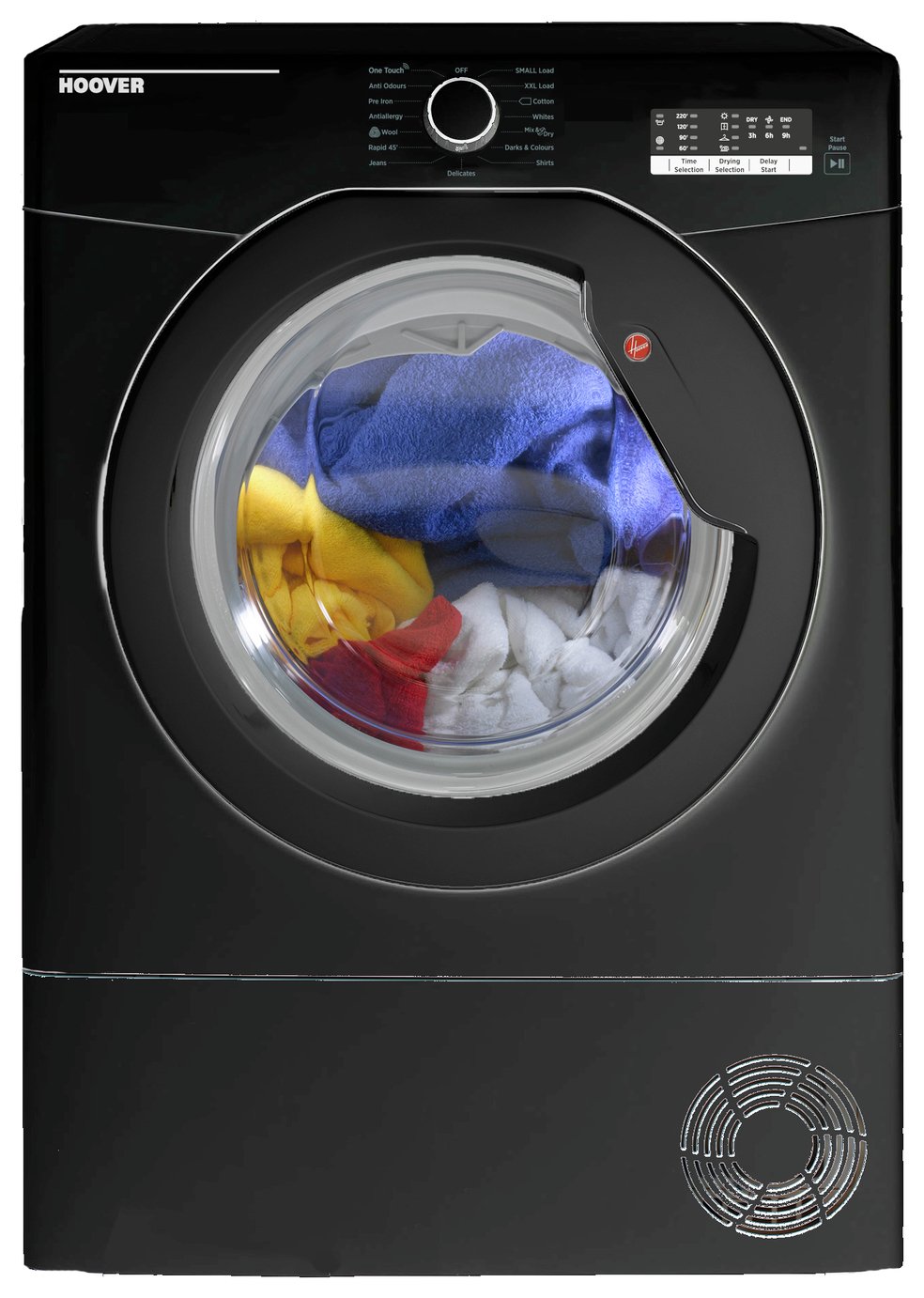 Hoover HLEC8LGB-80 8KG Condenser Tumble Dryer - Black