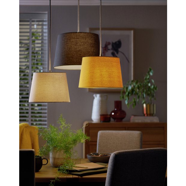 Buy Habitat Caliban Globe Table Lamp Yellow Table lamps Habitat