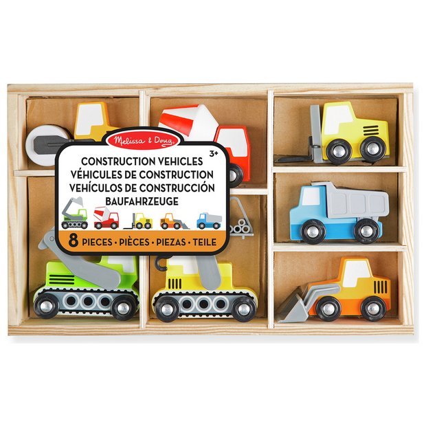 Buy Melissa Doug Wooden Construction Vehicle Toy cars and