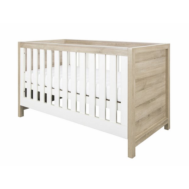 Argos white cot hotsell