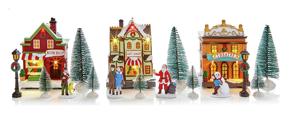 christmas village set