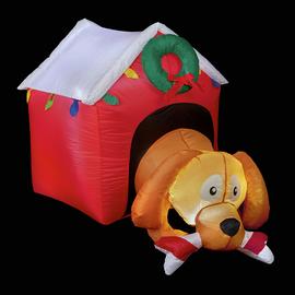 Premier 1.2m Inflatable Christmas Dog House