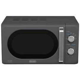 De'Longhi Argento Flora 800W Standard Microwave - Grey