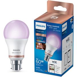 Philips Wiz B22 Colour Smart LED Wi-Fi Bulb