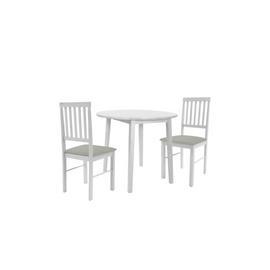 Argos Home Kendal Solid Wood Extending Table & 2 Chairs