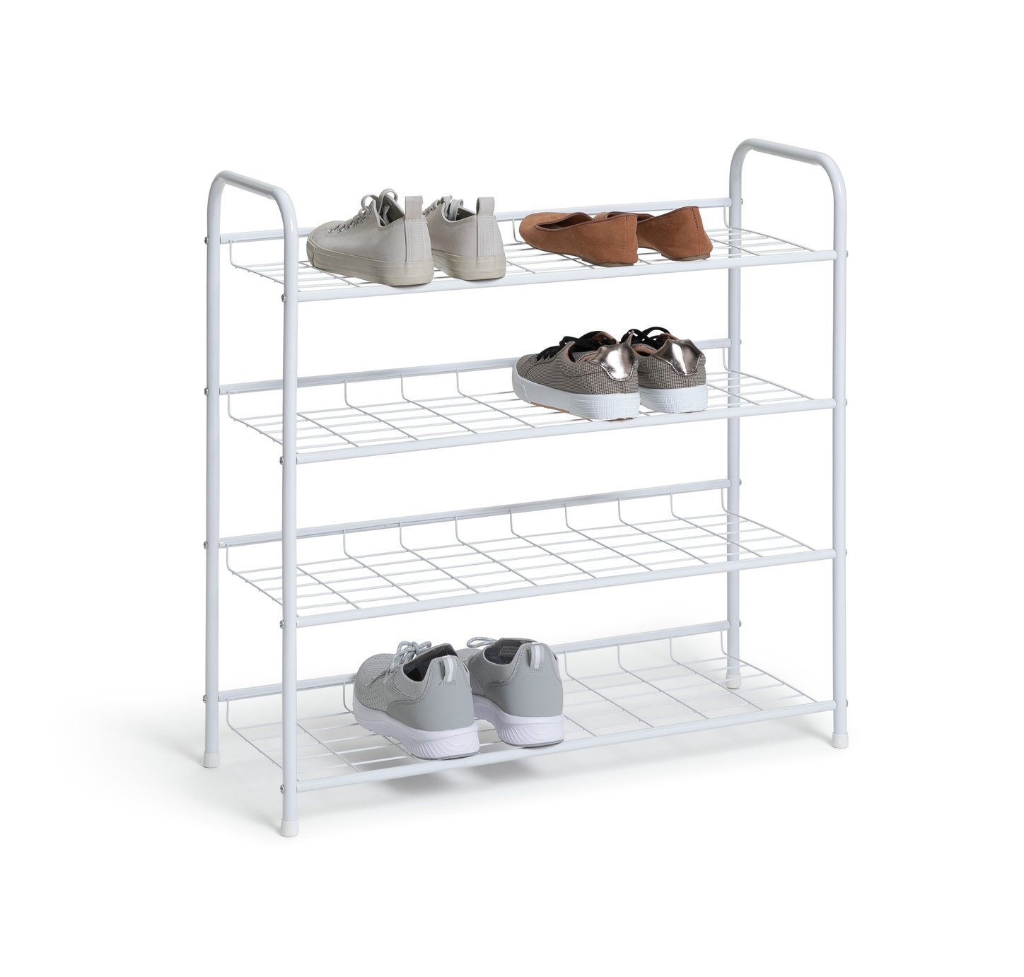 Argos Home Jorn 4 Tier Shoe Rack - White