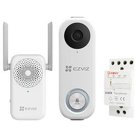 EZVIZ DB1C Smart Video Doorbell With Chime & Transformer Kit