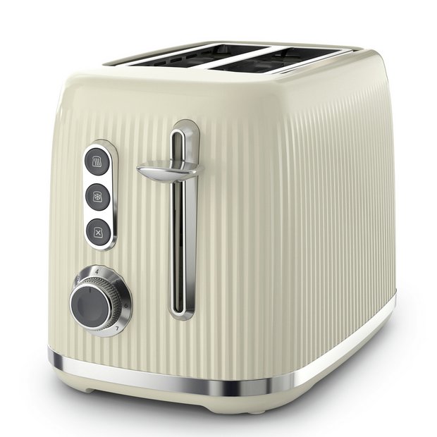 Buy Breville VTR003 Bold 2 Slice Toaster - Cream and Silver | Toasters | Argos