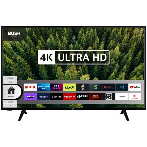 Buy Bush 50 Inch Smart 4K UHD HDR LED Freeview TV | Televisions | Argos