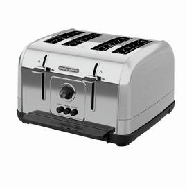 Morphy Richards 240130 Venture 4 Slice Toaster - Brushed