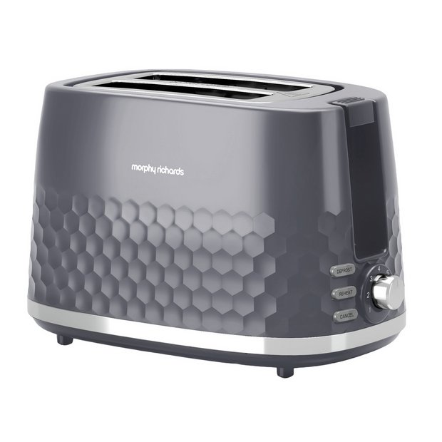 Buy Morphy Richards 220033 Hive 2 Slice Toaster Grey Toasters