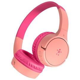 Belkin SoundForm Mini Kids Wireless On-Ear Headphones - Pink