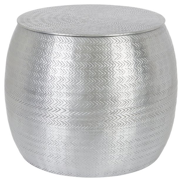 Small silver on sale side tables