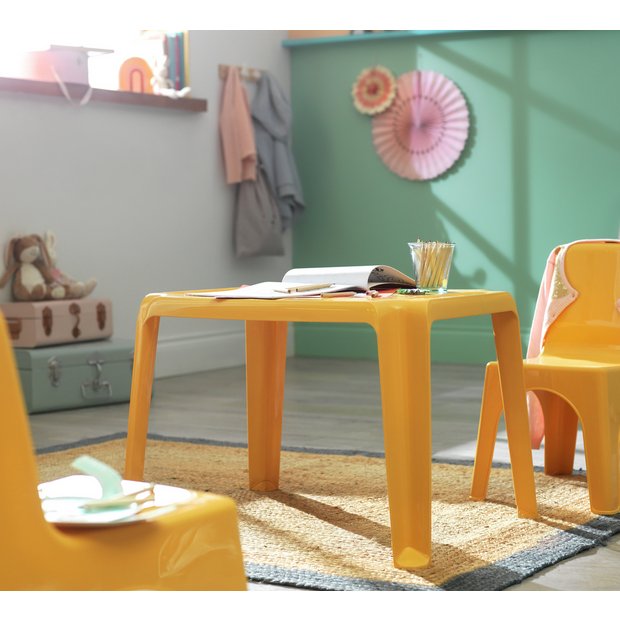 Argos child shop table and chair