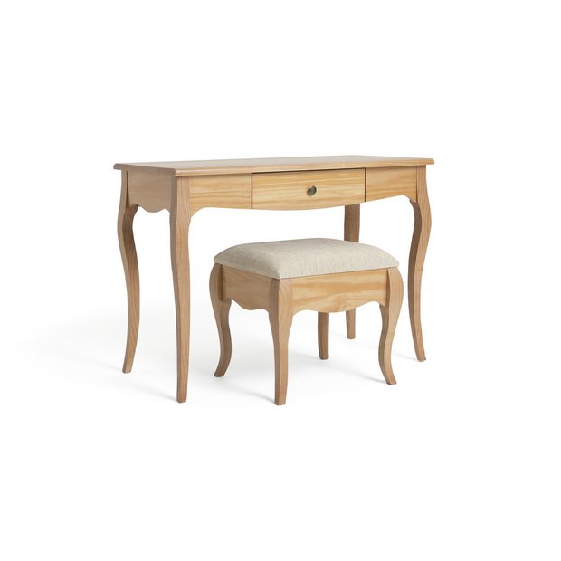 Argos home wilderness dressing deals table & stool