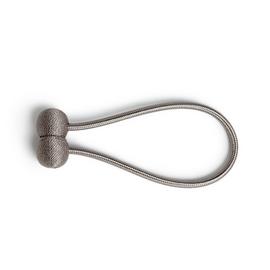 Argos Home Magnetic Tie Back Curtain Poles - Grey