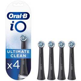 Oral-B iO Ultimate Clean Toothbrush Heads Black – 4 pack