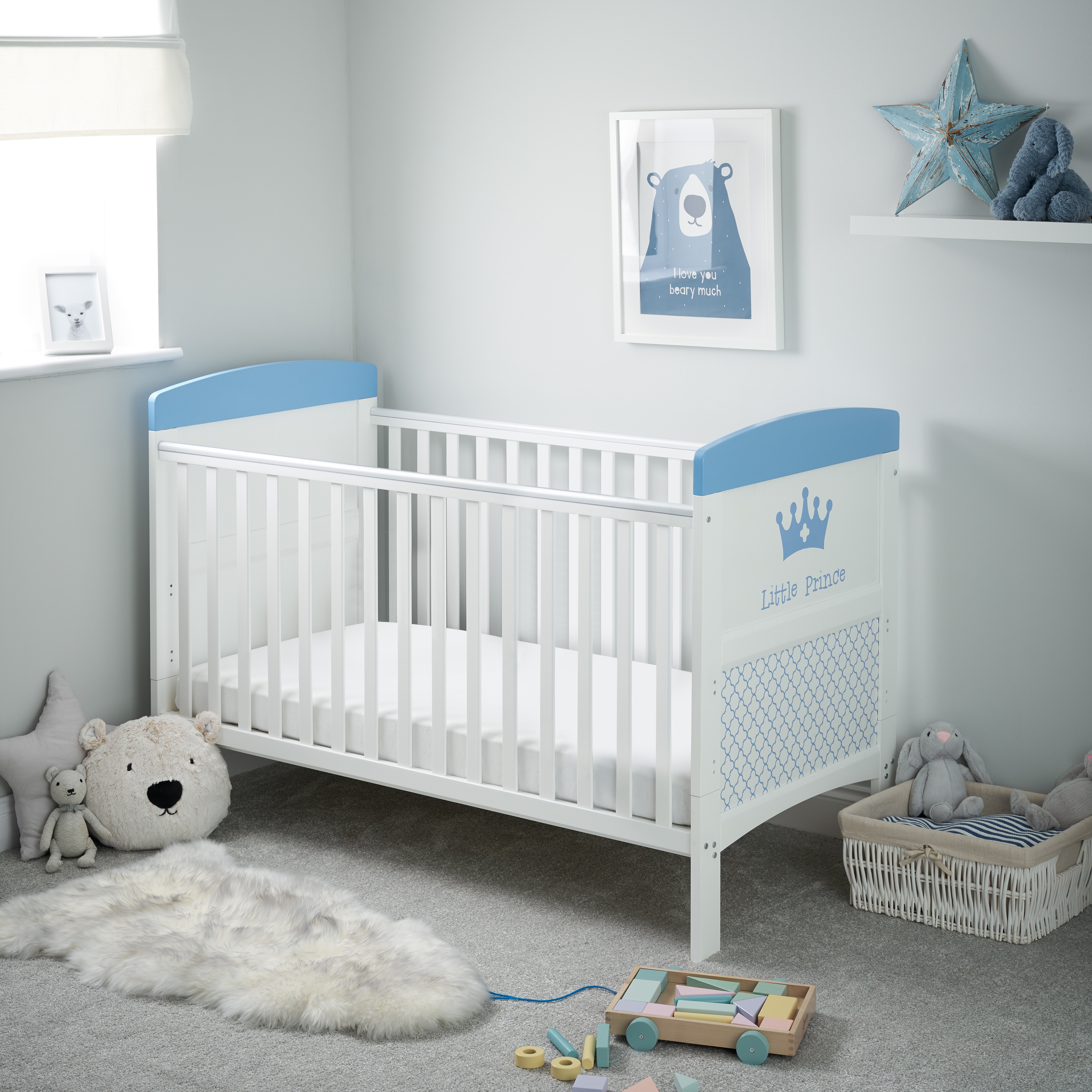 Obaby Grace Inspire Cot Bed - Little Prince