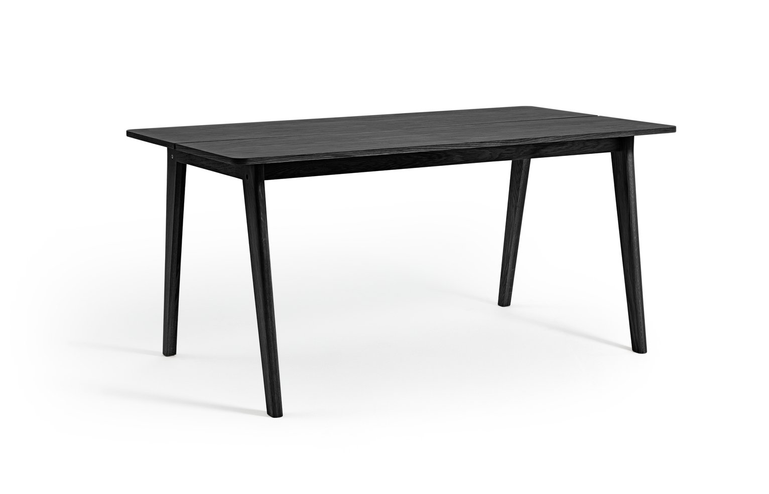 Habitat Nel Black Dining Table & 4 Black Chairs