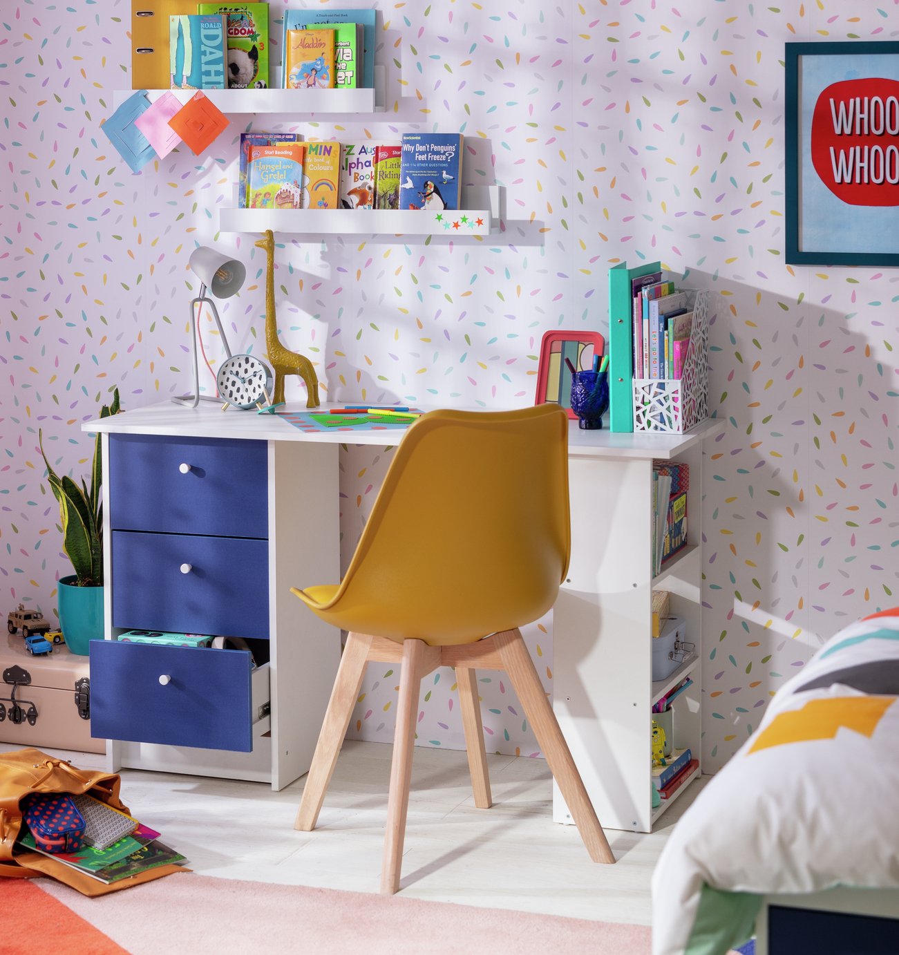 Argos Home Kids Malibu 3 Drawers Desk