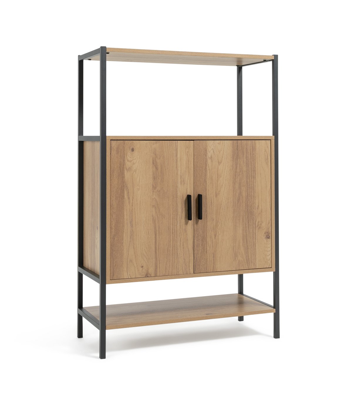 Argos Home Loft Living 2 Door Cabinet - Oak