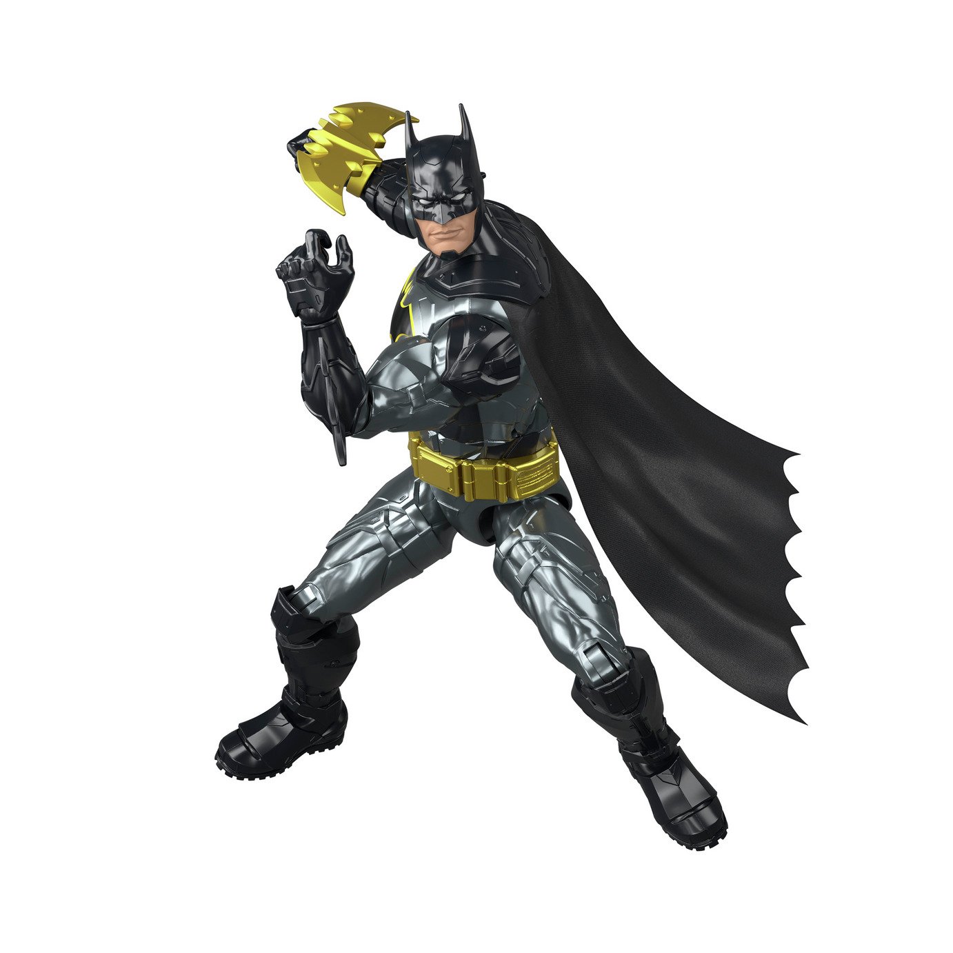 DC Crime Crusher Batman Action Figure,  Phrases, Sounds & Articulation