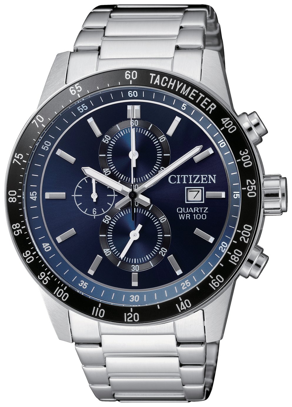 Citizen Men's Silver Chronograph Bracelet Watch