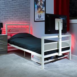 X Rocker Basecamp TV and Gaming Bed - White