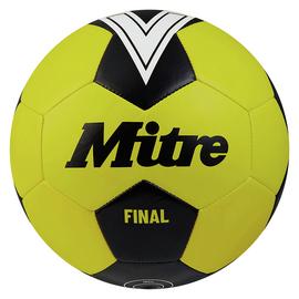 Mitre Final Size 4 Football - Yellow/Green