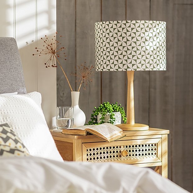 Argos on sale rattan lampshade