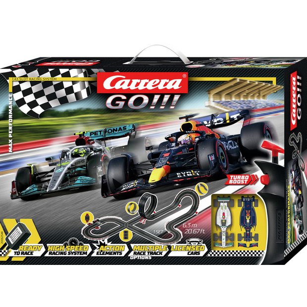 Buy Carrera GO!!! Max Performance 2022 F1 Slot Racing Set () | Toy cars  and trucks | Argos