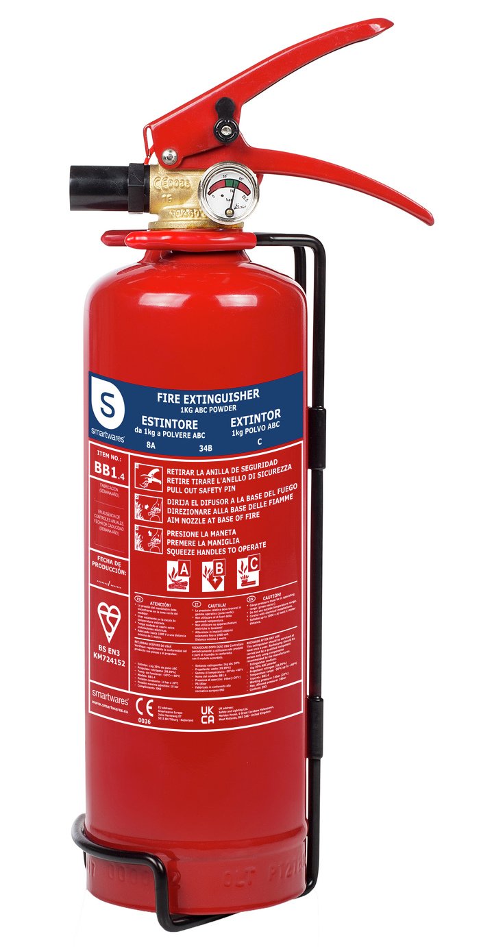Smartwares Fire Extinguisher Powder - 1Kg