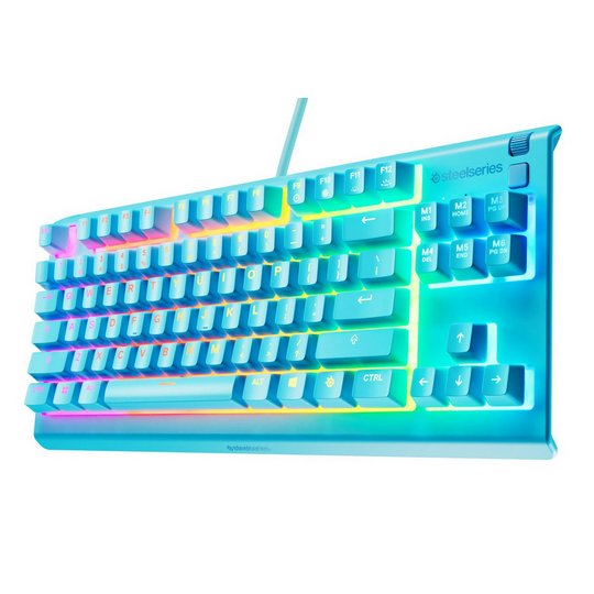 SteelSeries Apex 3 TKL Wired RGB Gaming Keyboard - Aqua