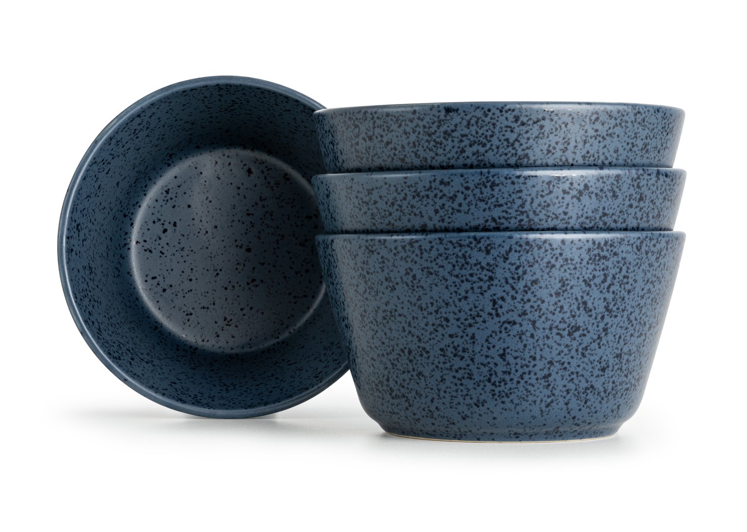 Habitat Addison Set of 4  Stoneware Cereal Bowl - Blue