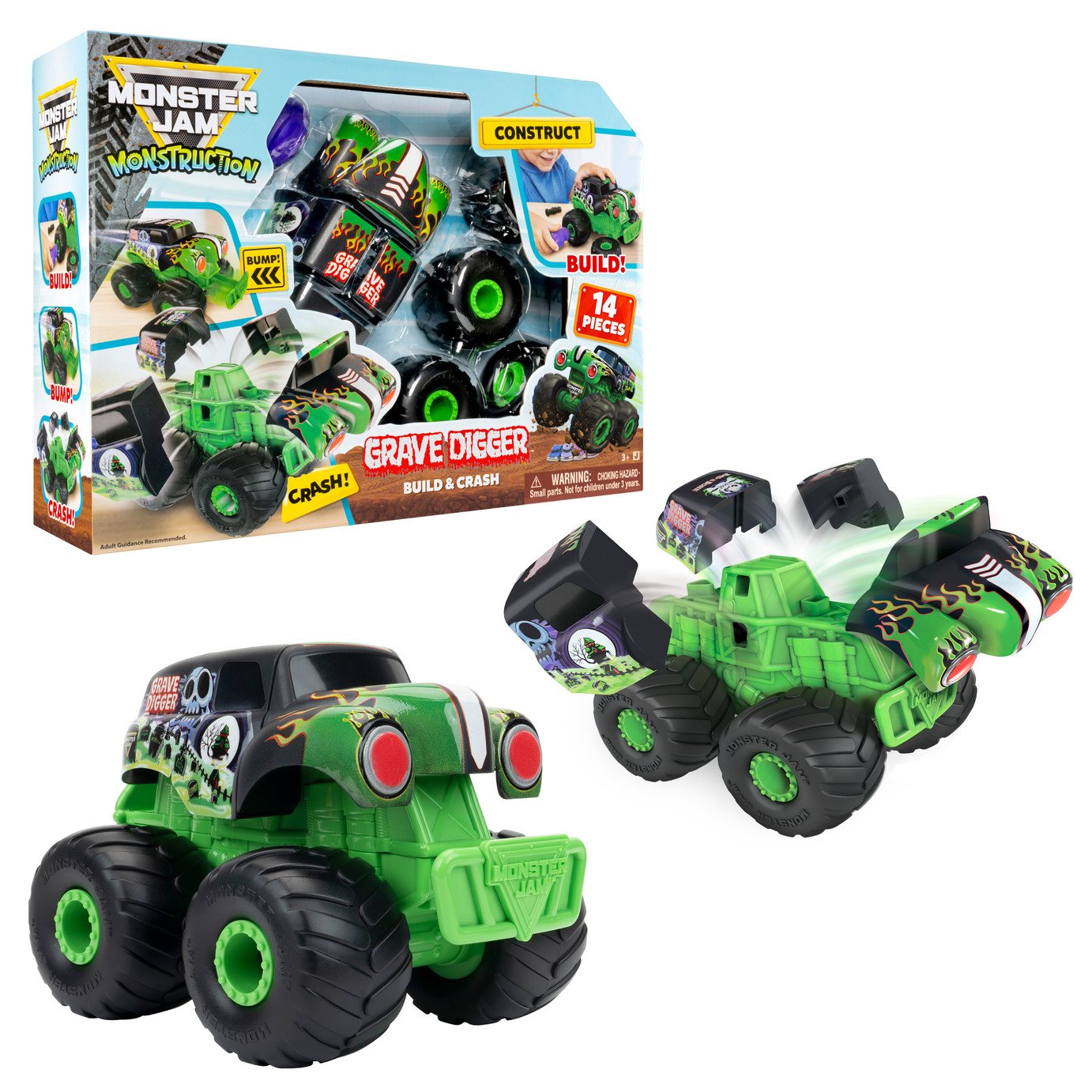 Monster Jam Grave Digger 8 inch Monster Truck