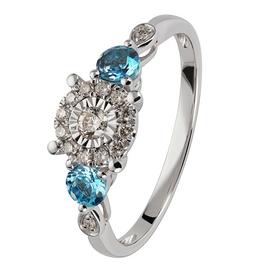 Revere 9ct White Gold 0.15ct Diamond Engagement Ring