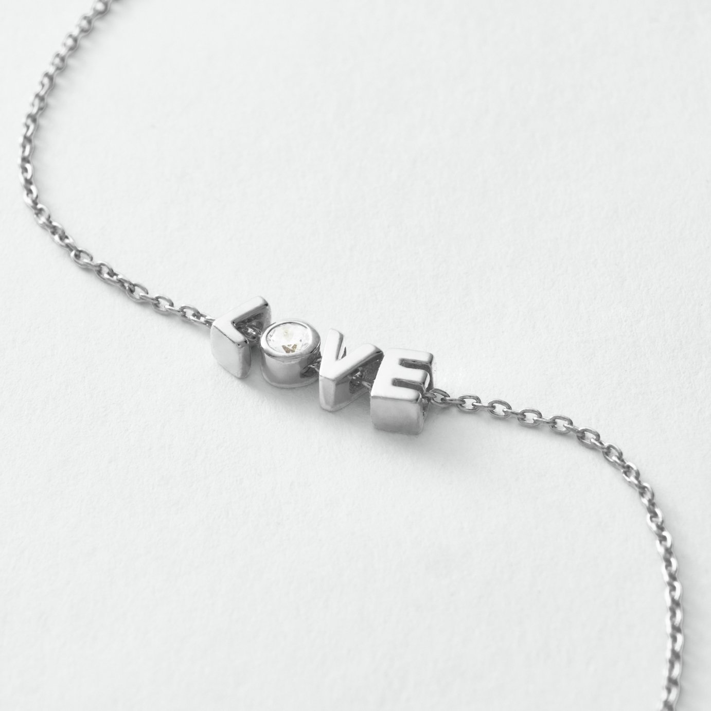 Revere Sterling Silver Love Pendant Necklace