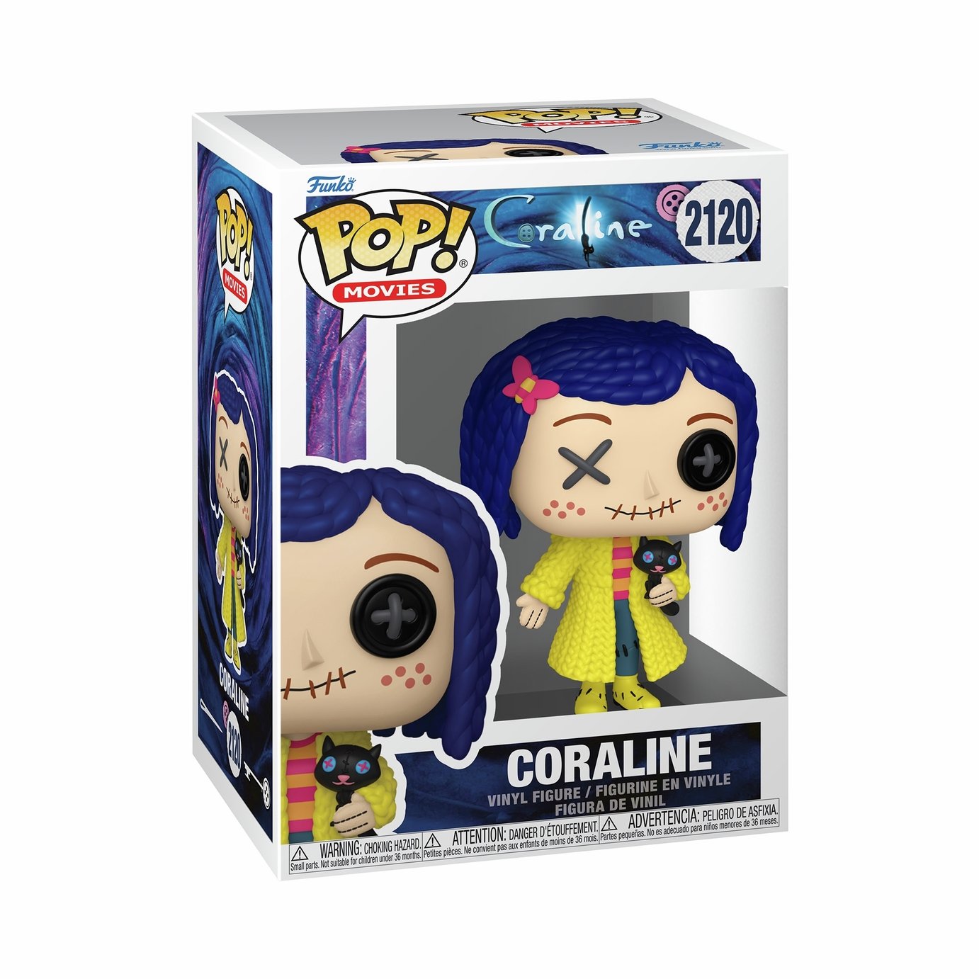 Funko POP! Movies Disney Patchwork Coraline 3.8 Inch Vinyl Figure