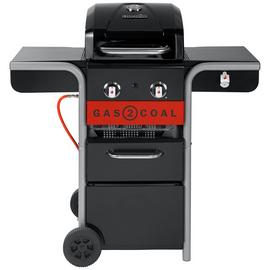Char-Broil 2 Burner Gas and Charcoal BBQ
